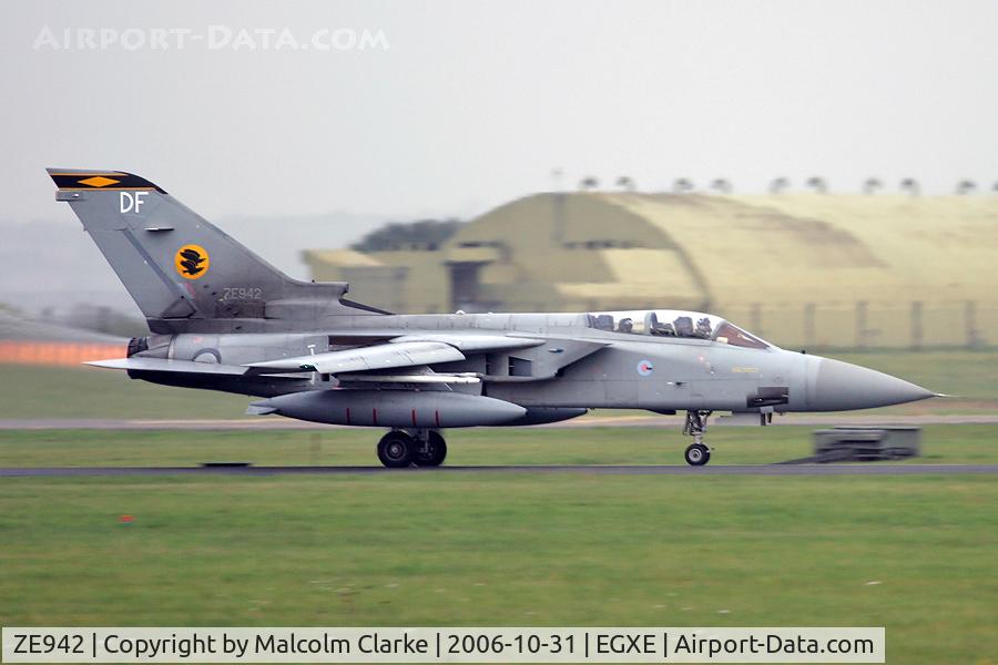 ZE942, 1989 Panavia Tornado F.3 C/N 3370, Panavia Tornado F3 at the disbanding of 11 Sqn RAF Leeming in 2006.