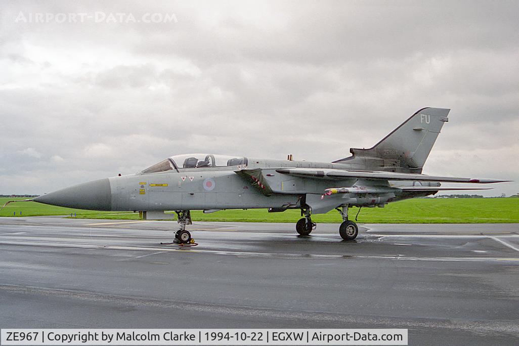 ZE967, 1989 Panavia Tornado F.3 C/N 3377, Panavia Tornado F3 from 25 Sqn, Coningsby at RAF Waddington's Photocall 94.