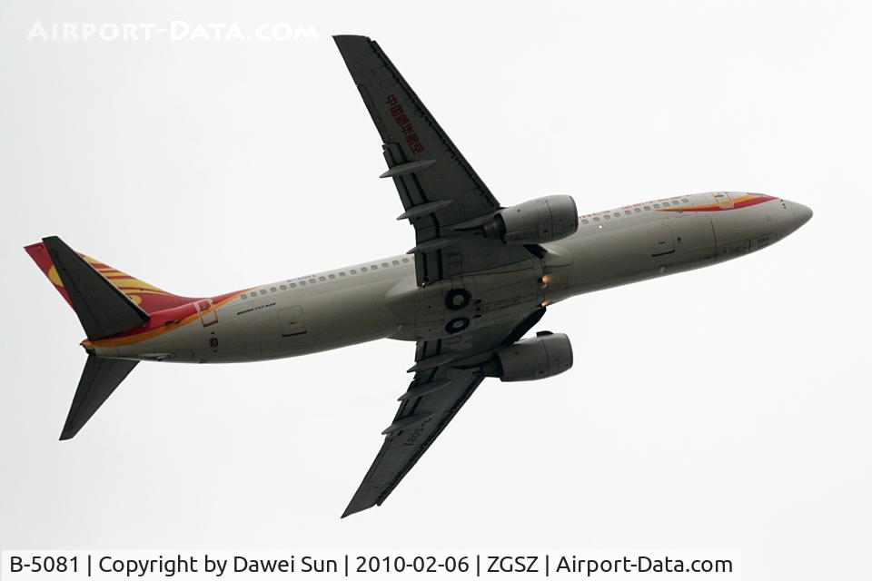B-5081, 2000 Boeing 737-86N C/N 30231, 5081