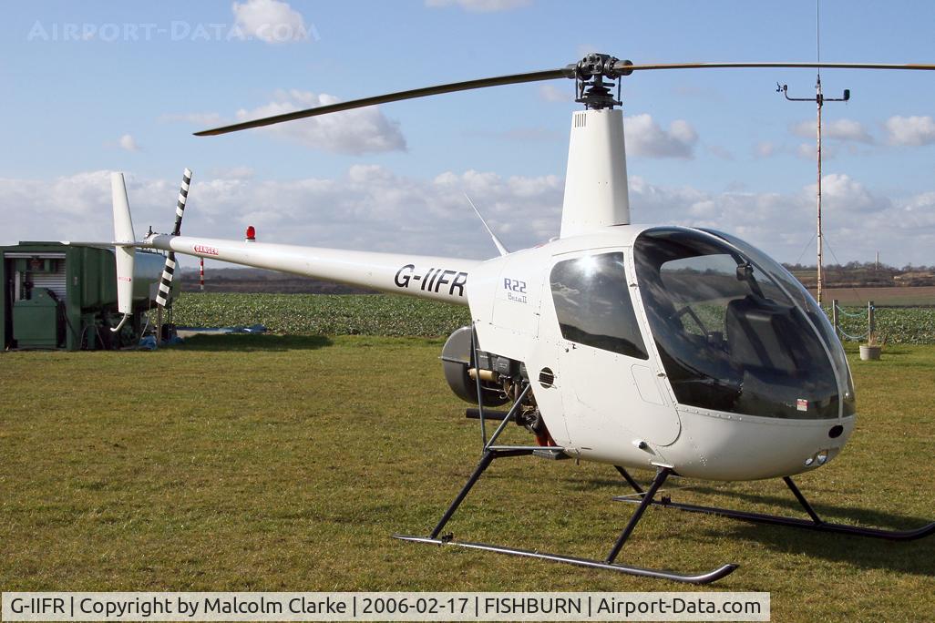 G-IIFR, 1998 Robinson R22 Beta C/N 2841, Robinson R-22 Beta at Fishburn Airfield in 2006.