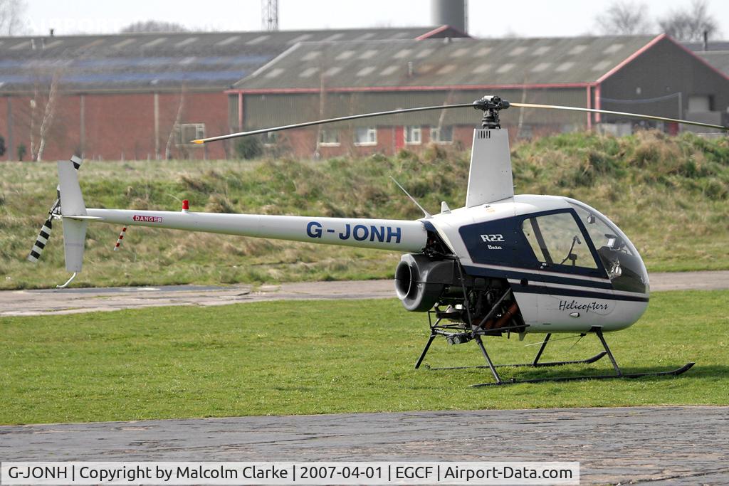 G-JONH, 1992 Robinson R22 Beta C/N 2170, Robinson R-22 Beta at Sandtoft Airfield in 2007.