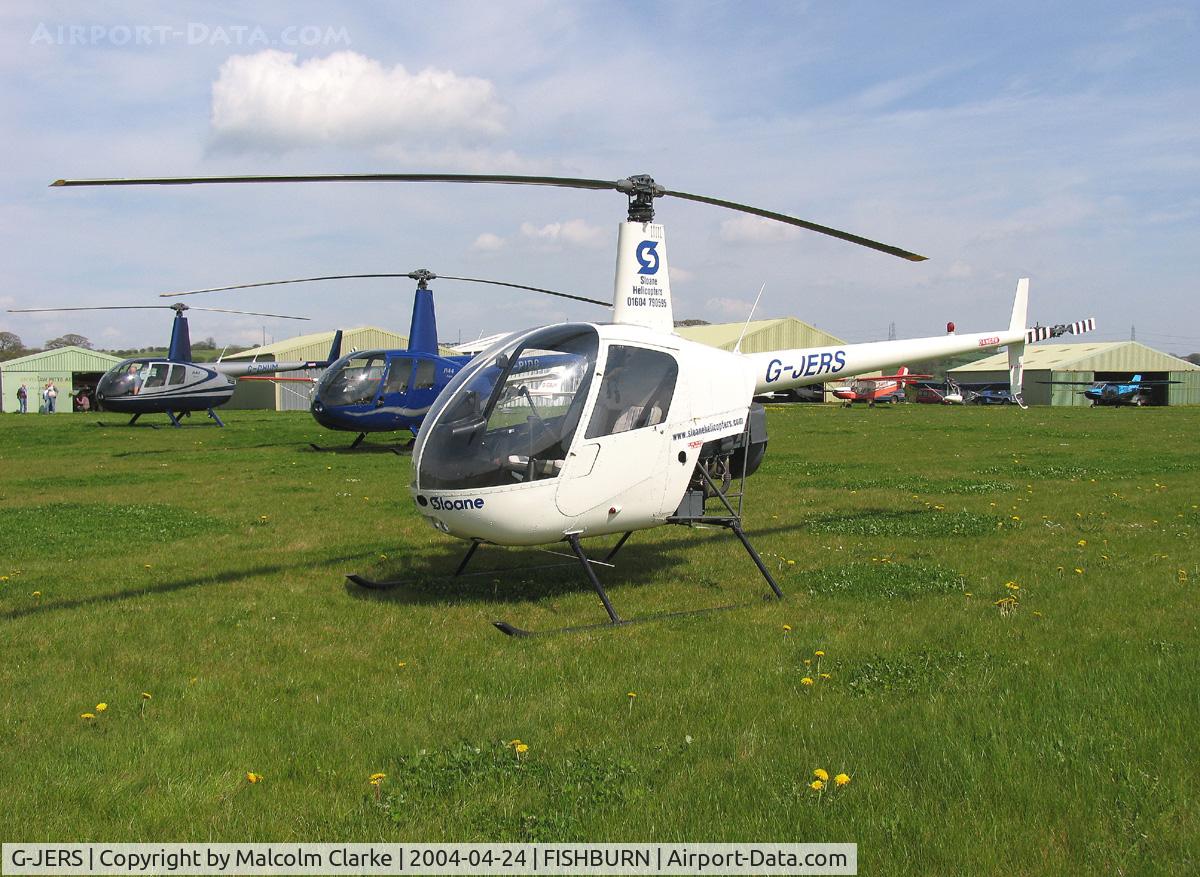 G-JERS, 1990 Robinson R22 Beta C/N 1610, Robinson R-22 Beta at Fishburn Airfield in 2004.