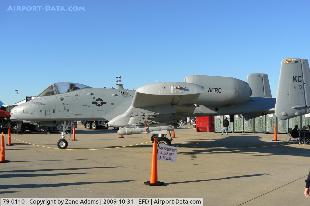 79-0110, 1979 Fairchild Republic A-10C Thunderbolt II C/N A10-0374, At the 2009 Wings Over Houston Airshow