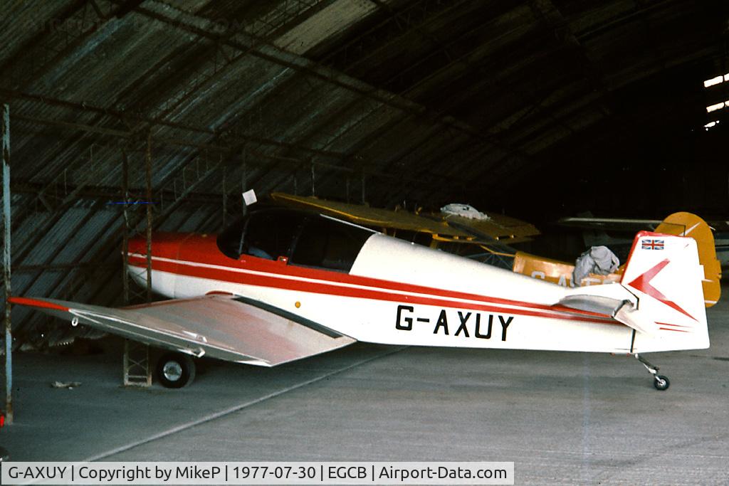 G-AXUY, 1959 SAN Jodel DR-100A C/N 51, Sadly this Jodel was damaged beyond repair in September 1978.