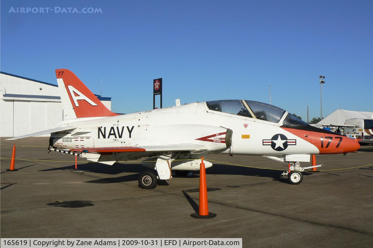 165619, Boeing T-45C Goshawk C/N C077, At the 2009 Wings Over Houston Airshow