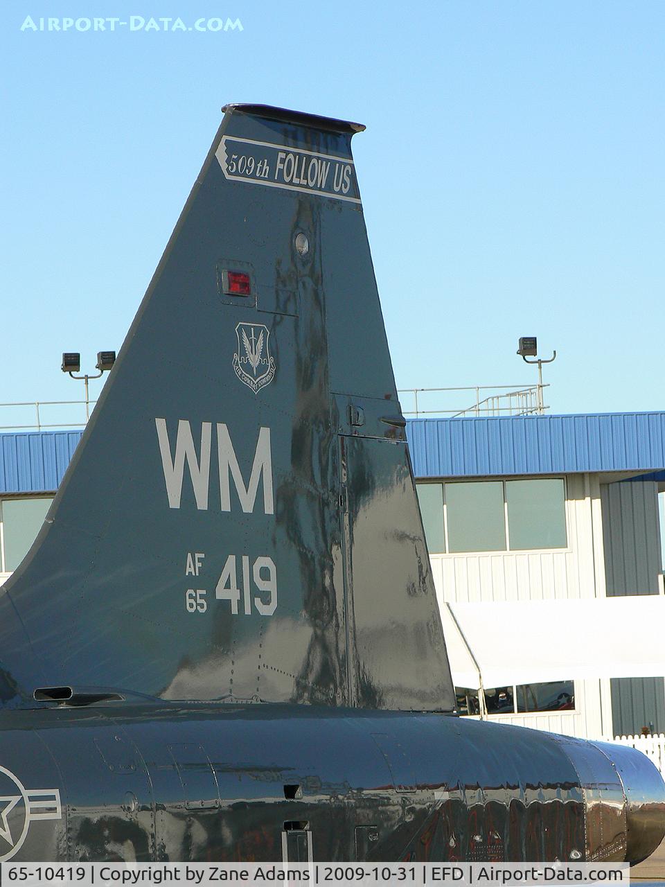 65-10419, 1965 Northrop T-38A-60-NO Talon C/N N.5838, At the 2009 Wings Over Houston Airshow