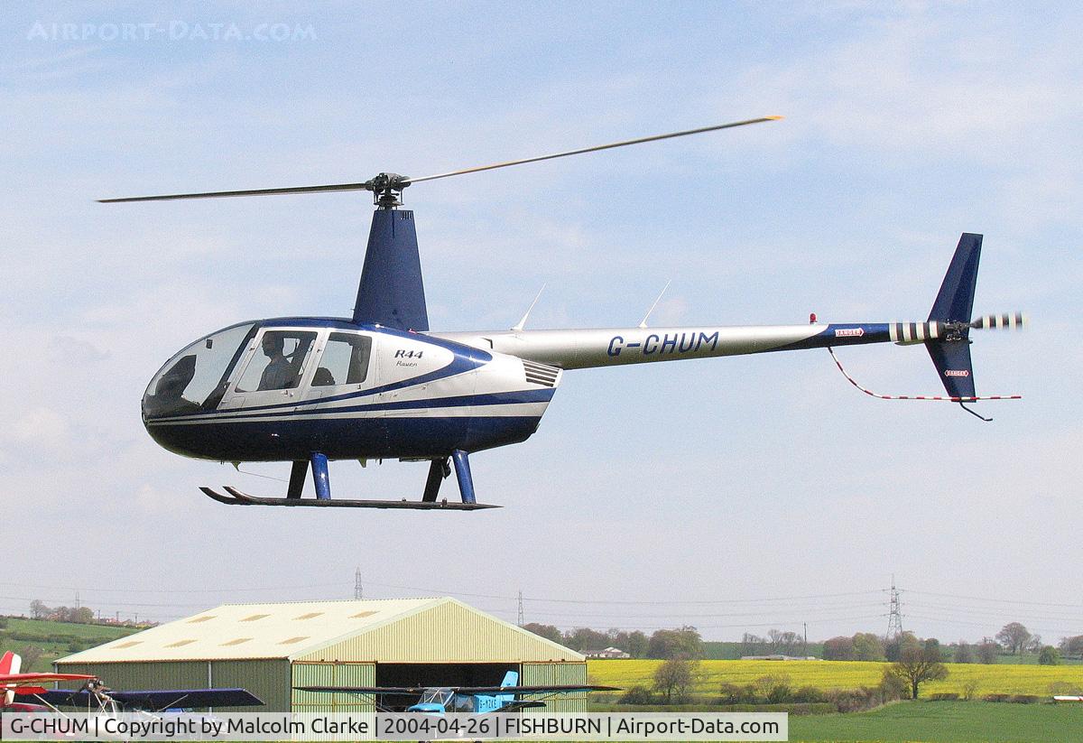 G-CHUM, 2000 Robinson R44 C/N 0839, Robinson R-44 Raven at Fishburn Airfield, UK in 2004.