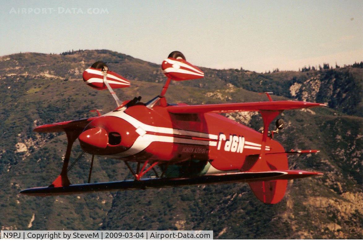 N9PJ, 1976 Aerotek Pitts S-1S Special C/N 1-0037, Upside down near San Bernardino mountains
