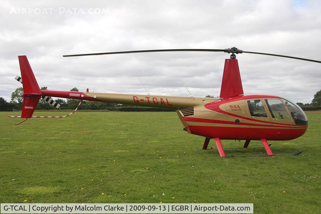 G-TCAL, 2007 Robinson R44 Raven II C/N 11628, Robinson R-44 Raven II At Breighton Airfield's Helicopter Fly-In 2009.