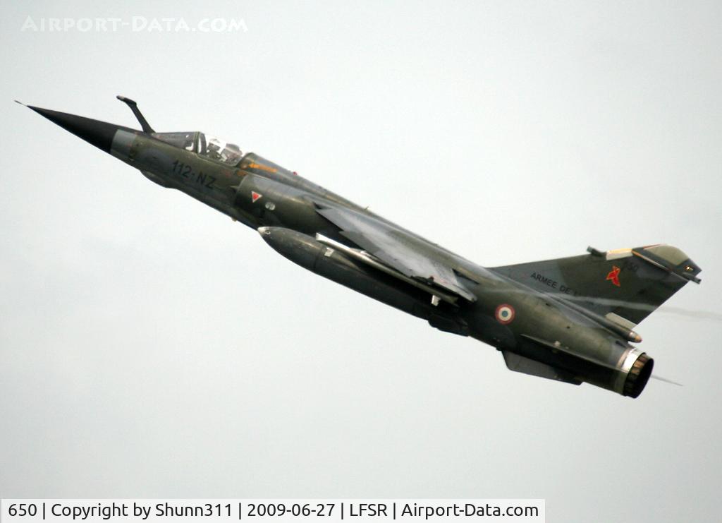 650, Dassault Mirage F.1CR C/N 50, Demo flight during LFSR Airshow 2009