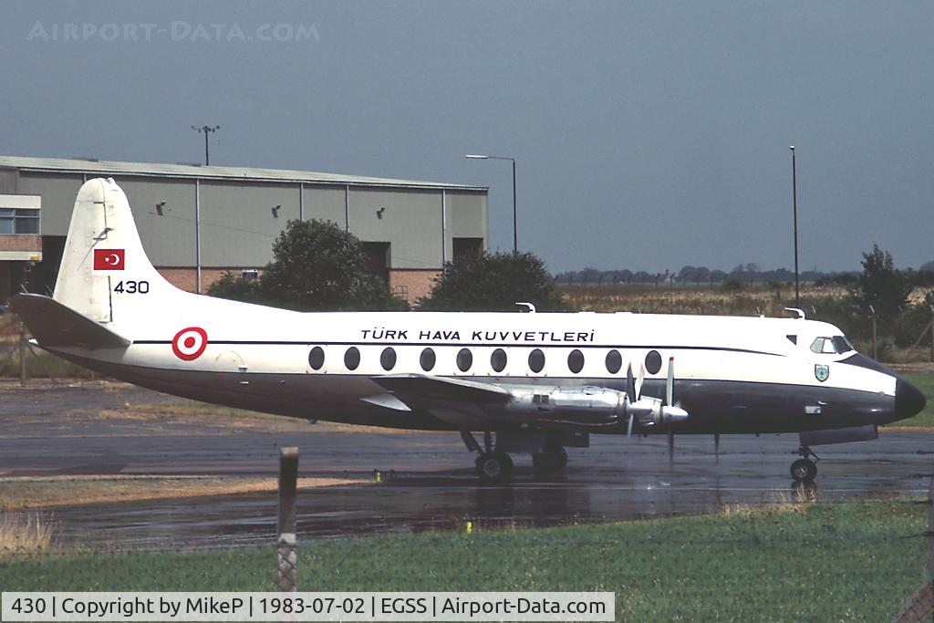 430, 1958 Vickers Viscount 794D C/N 430, Now preserved at Istanbul Ataturk at the Turkish Air Force Museum