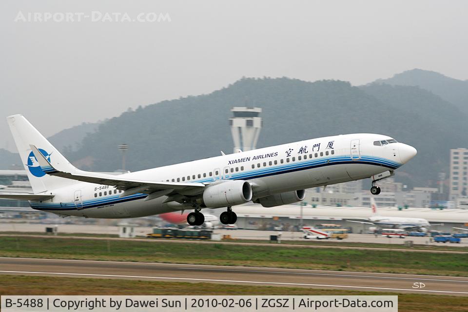 B-5488, 2009 Boeing 737-85C C/N 37148, Xiamen Airlines
