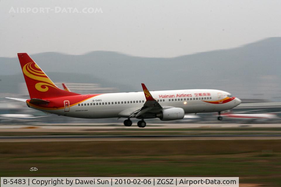 B-5483, 2009 Boeing 737-84P C/N 35750, 5483