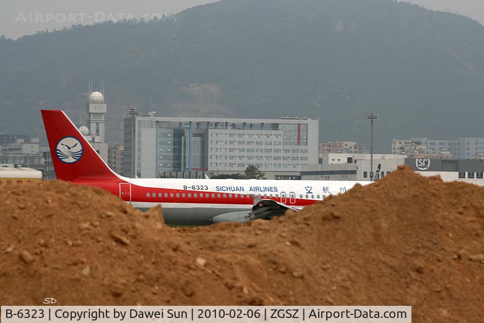 B-6323, 2007 Airbus A320-232 C/N 3167, Sichuan