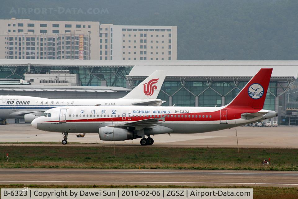 B-6323, 2007 Airbus A320-232 C/N 3167, Sichuan