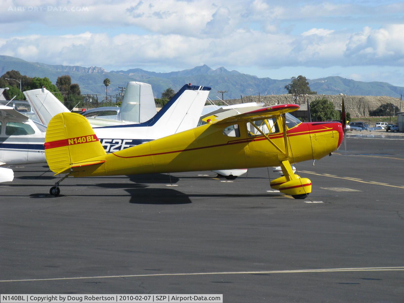 N140BL, 1946 Cessna 140 C/N 14565, 1946 Cessna 140, Continental C85 85 Hp