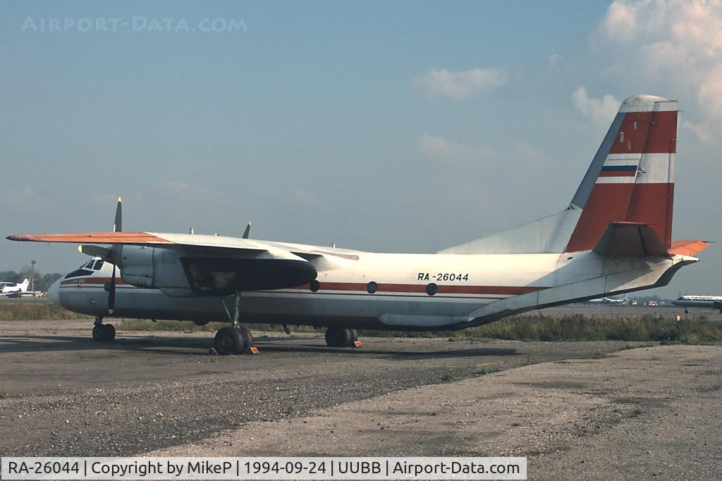 RA-26044, 1981 Antonov An-26B C/N 10803, THis airframe was written off in 2007 in Colombia.