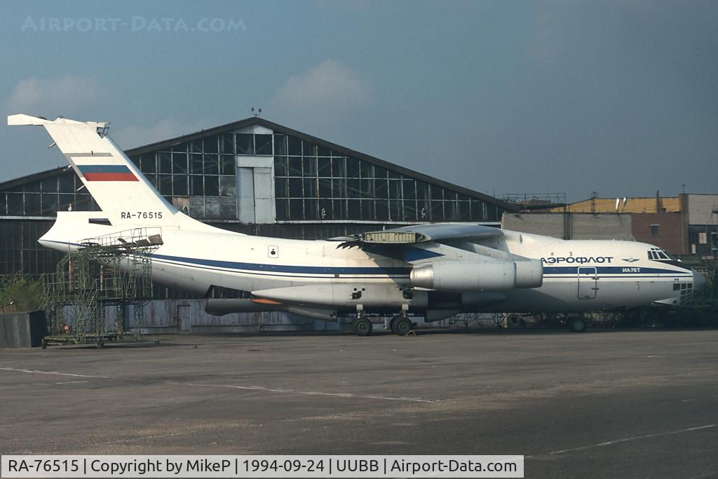 RA-76515, 1979 Ilyushin Il-76T C/N 093417526, Undergoing extensive rework.