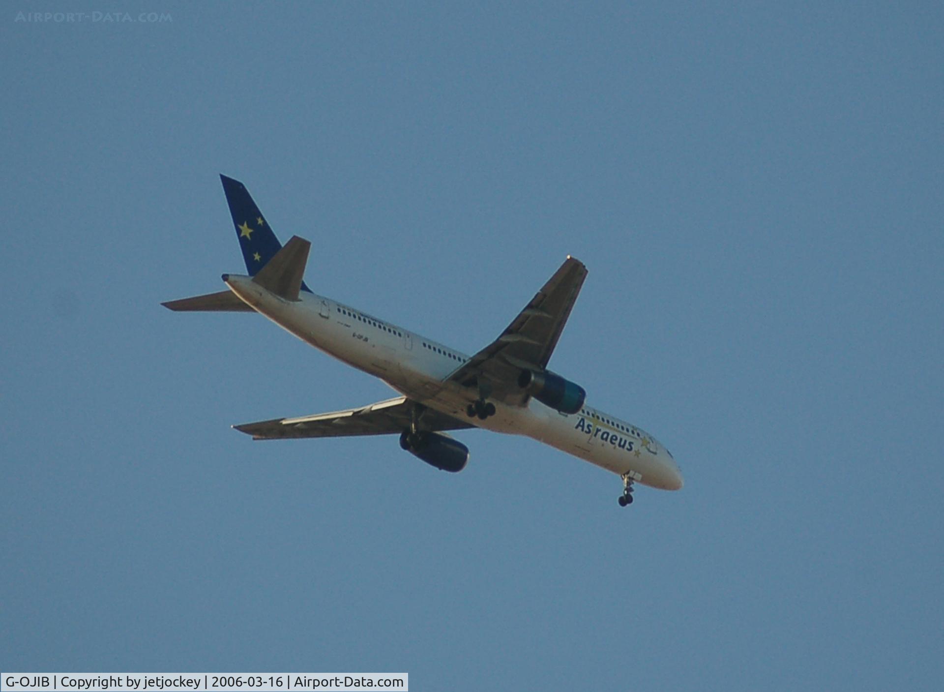 G-OJIB, 1989 Boeing 757-23A (SF) C/N 24292, On approach to Sharm-el- Sheikh