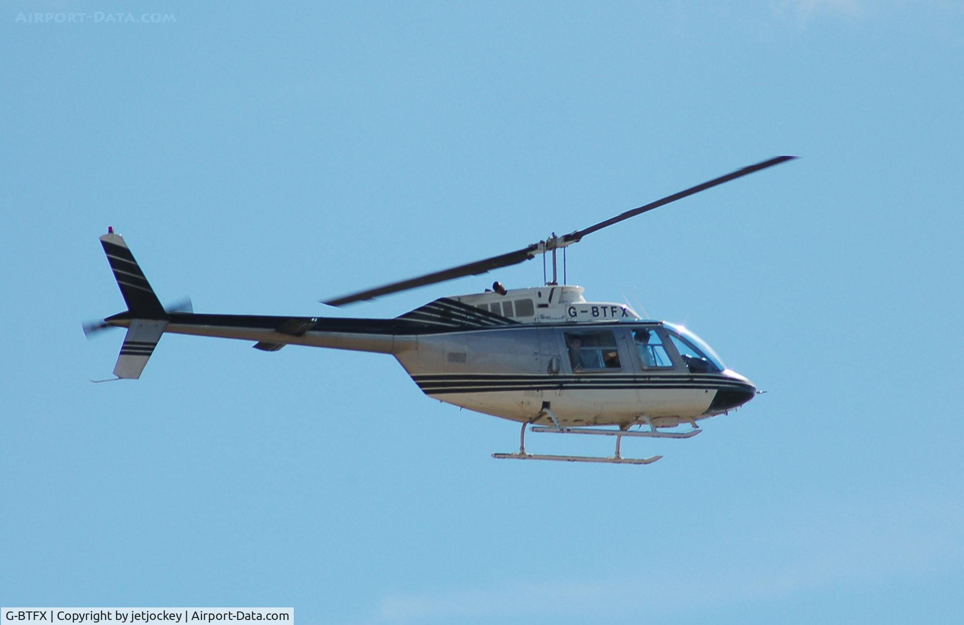 G-BTFX, 1975 Bell 206B JetRanger III C/N 1648, Doing Heli rides at the old Speke Airport
