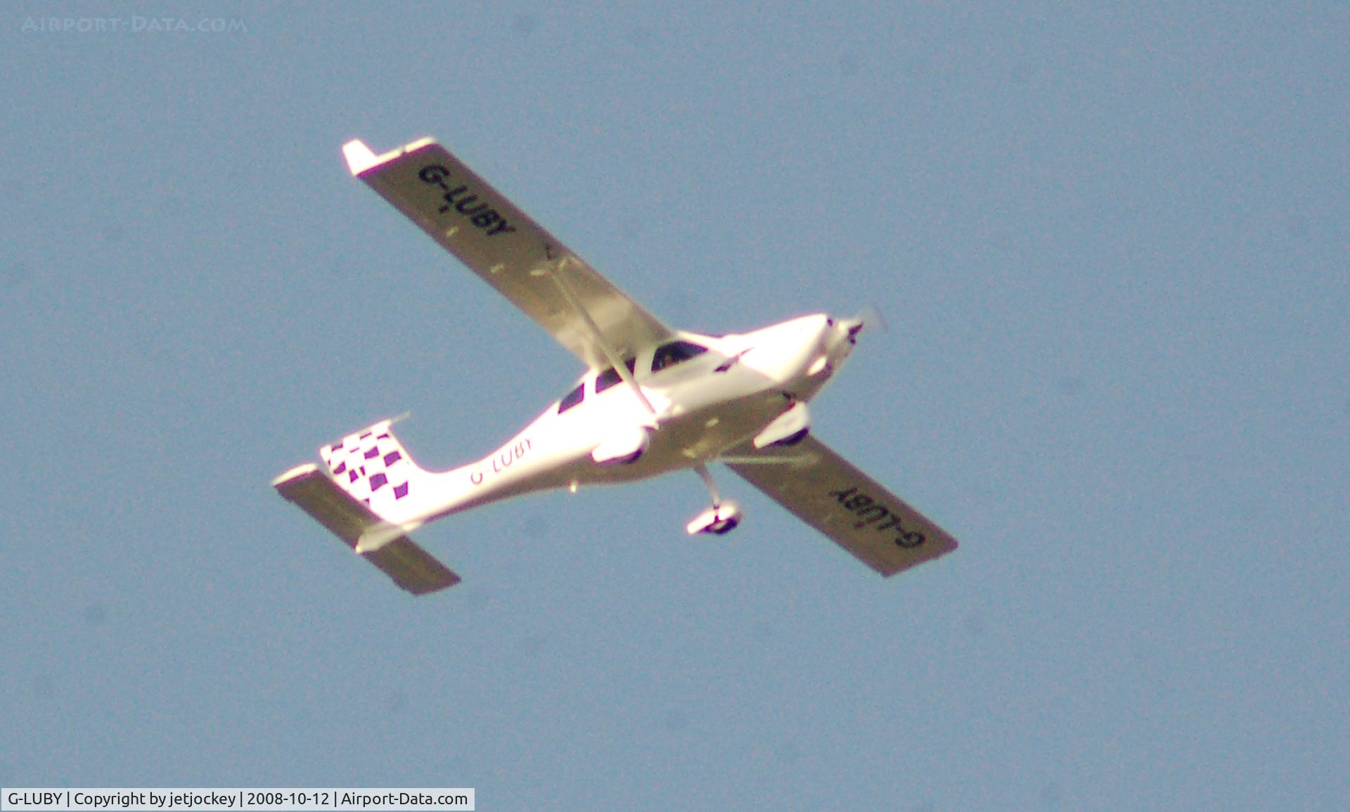 G-LUBY, 2006 Jabiru J430 C/N PFA 336-14605, Passing over the house