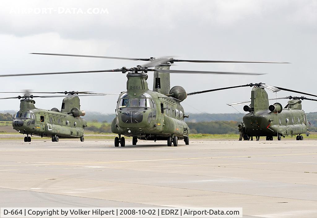 D-664, Boeing CH-47D Chinook C/N M.3664/NL-004, at zqw