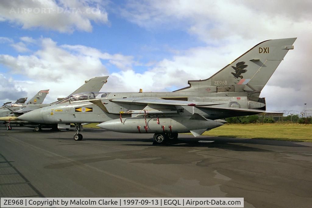 ZE968, 1990 Panavia Tornado F.3 C/N 3378/AS120/802, Panavia Tornado F3 at RAF Leuchars in 1997.
