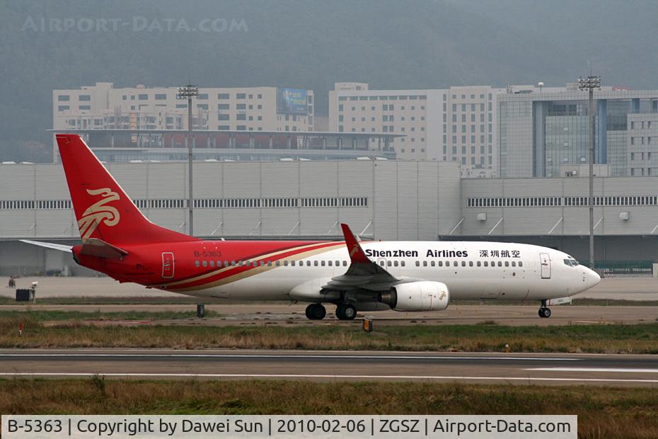 B-5363, 2000 Boeing 737-86J C/N 30500, Shenzhen