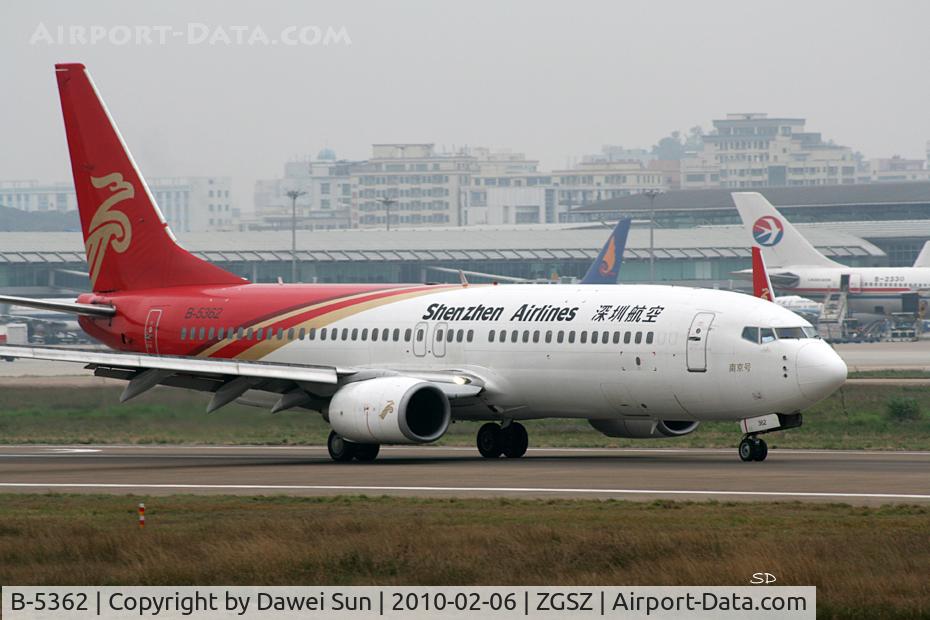B-5362, 2000 Boeing 737-86J C/N 30499, 5362