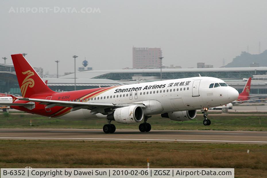 B-6352, 2007 Airbus A320-214 C/N 3383, 6352
