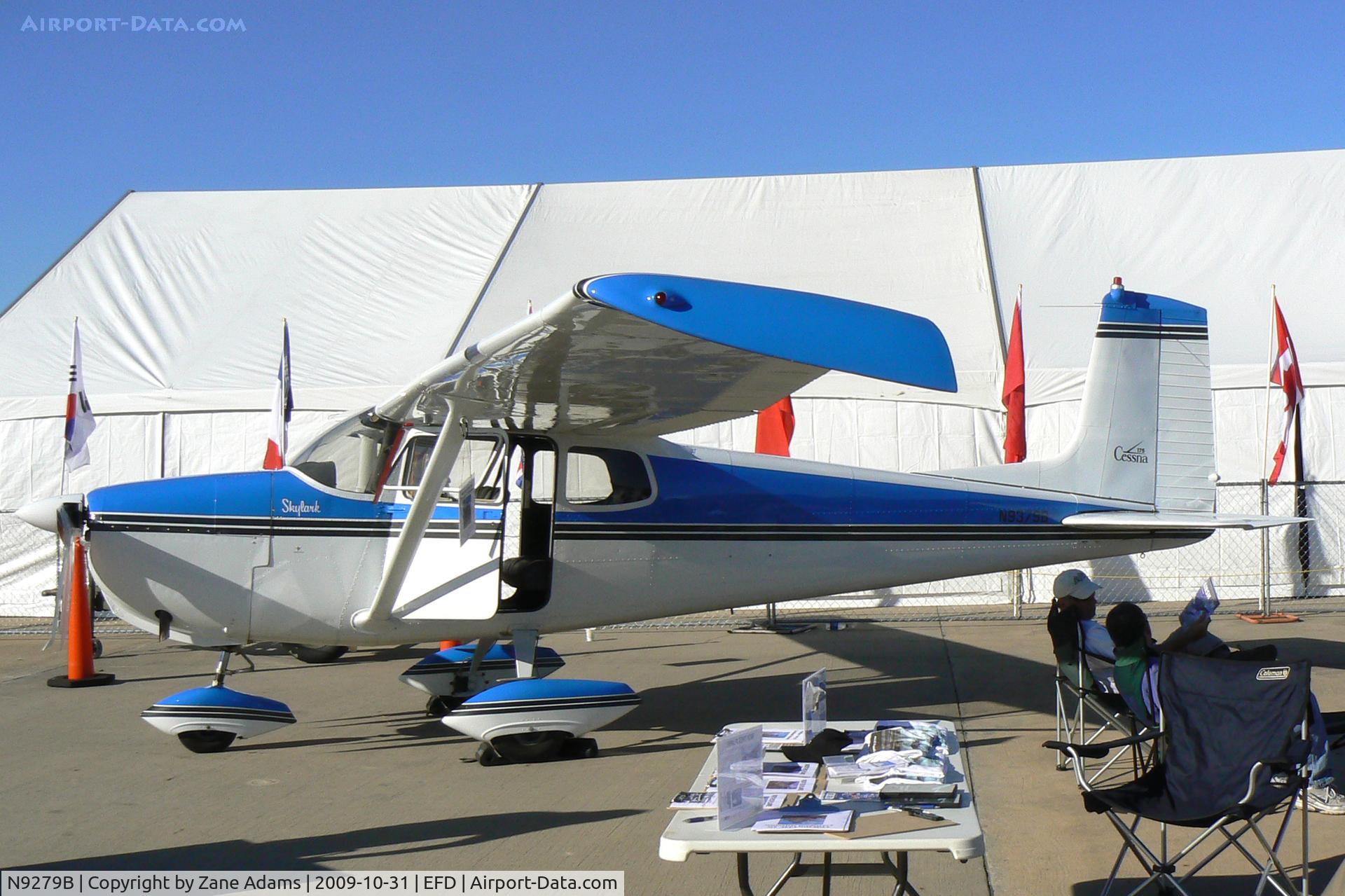 N9279B, 1958 Cessna 175 Skylark C/N 55079, At the 2009 Wings Over Houston Airshow