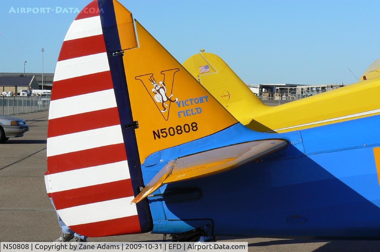 N50808, 1943 Fairchild PT-19 C/N 7653AE, At the 2009 Wings Over Houston Airshow