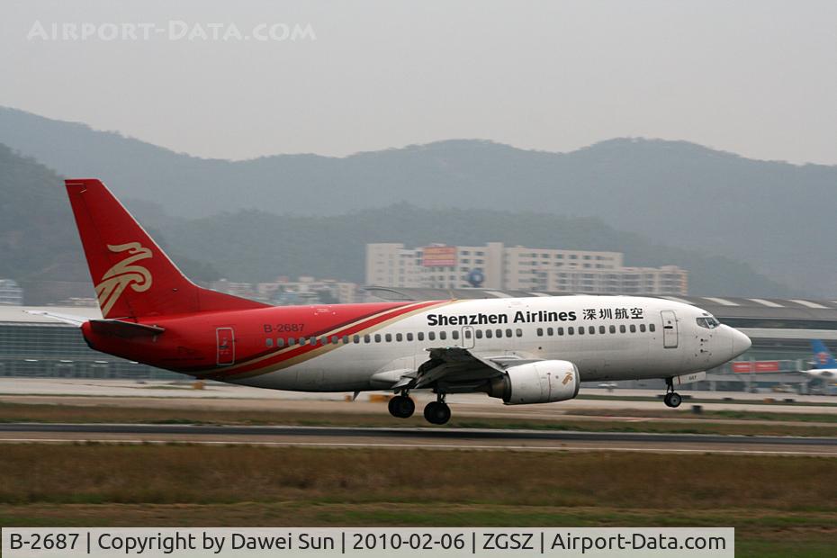 B-2687, 1997 Boeing 737-36N C/N 28555, 2667