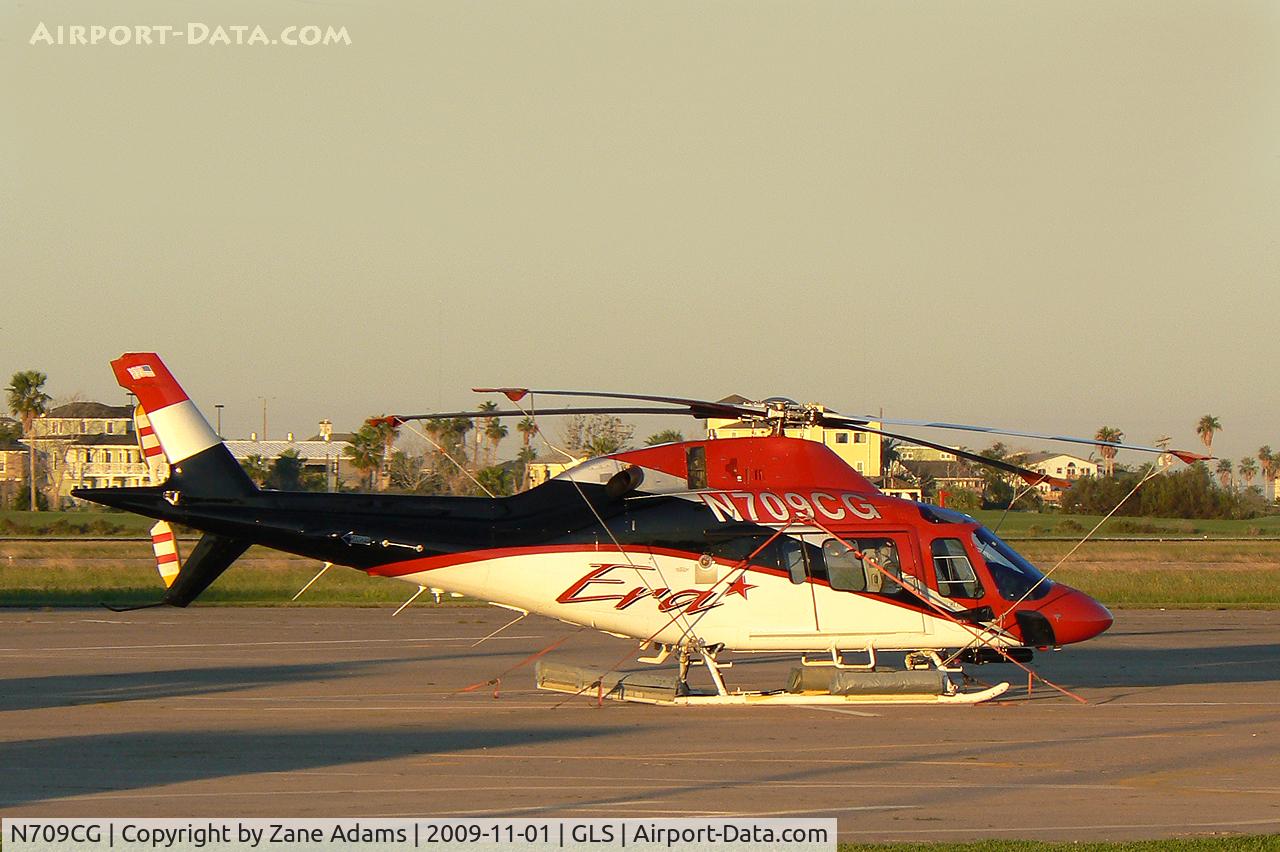 N709CG, Agusta A-119 C/N 14052, At Galveston Scholes Field