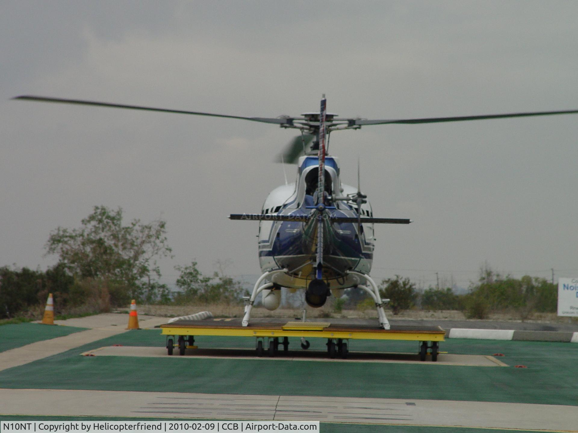 N10NT, 2002 Eurocopter AS-350B-2 Ecureuil Ecureuil C/N 3590, On the helicart cooling down