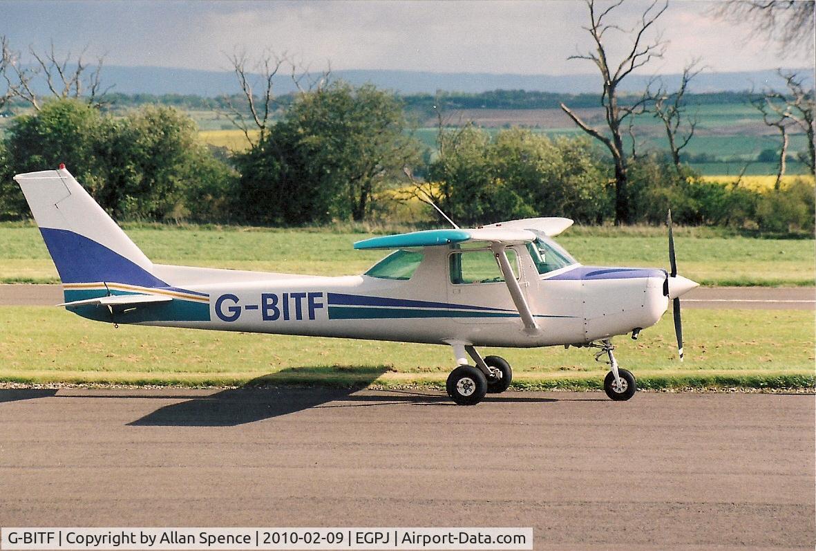 G-BITF, 1981 Reims F152 C/N 1822, Taken on a sunny day at Glenrothes (Fife) Airport