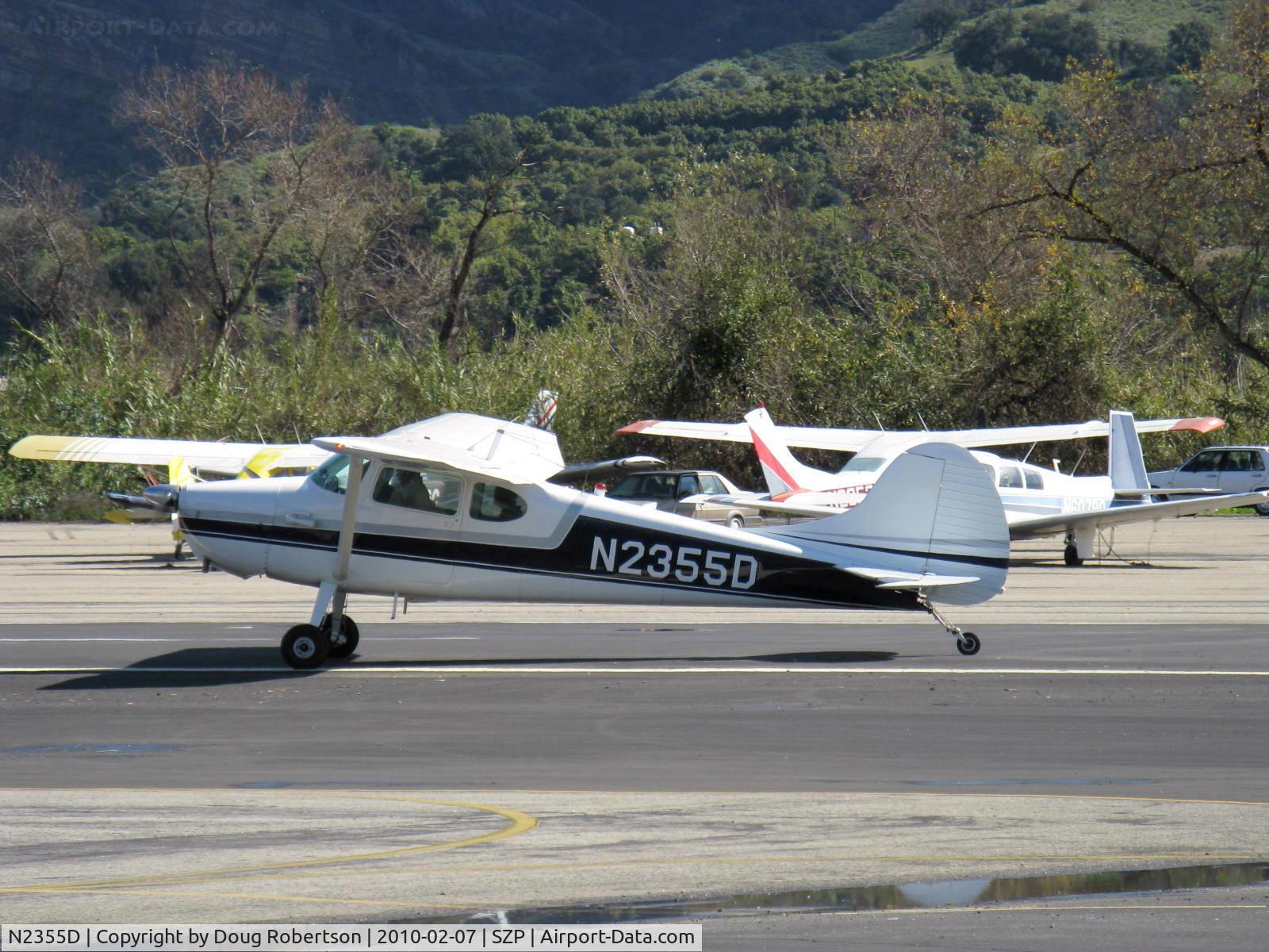 N2355D, 1952 Cessna 170B C/N 20507, 1952 Cessna 170B, Continental C-145-2 145 Hp, landing roll Rwy 04