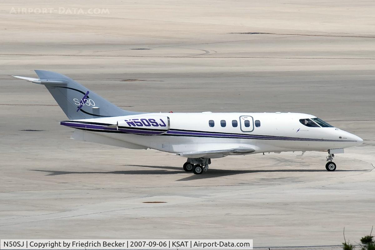 N50SJ, 2005 Sino Swearingen SJ30-2 C/N 005, ready for departure