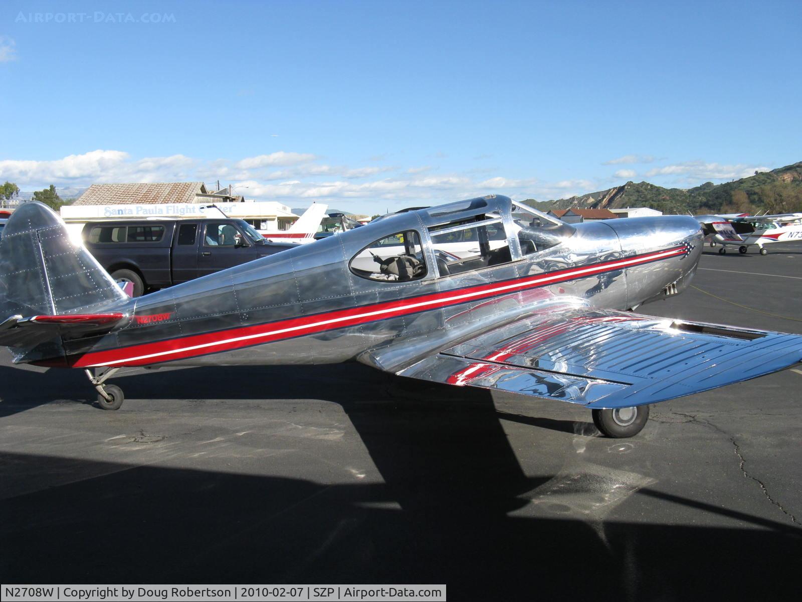 N2708W, 1950 Temco GC-1B Swift C/N 3741, 1950 Temco GC-1B SWIFT, Continental O-300-A 145 Hp upgrade, mirror-polished show plane