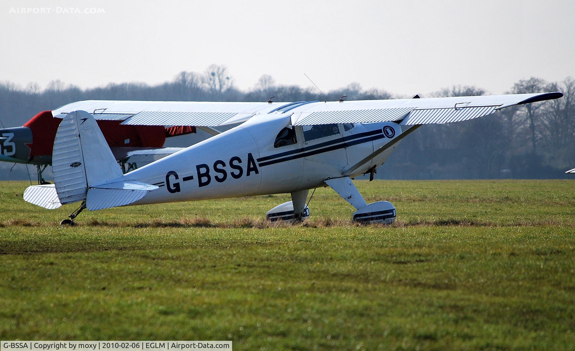 G-BSSA, 1946 Luscombe 8E Silvaire Silvaire C/N 4176, Luscombe 8E