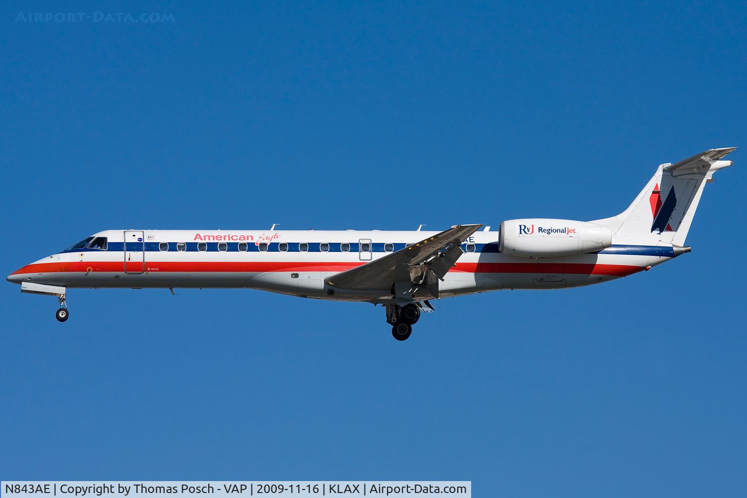 N843AE, 2003 Embraer ERJ-140LR (EMB-135KL) C/N 145680, american Eagle