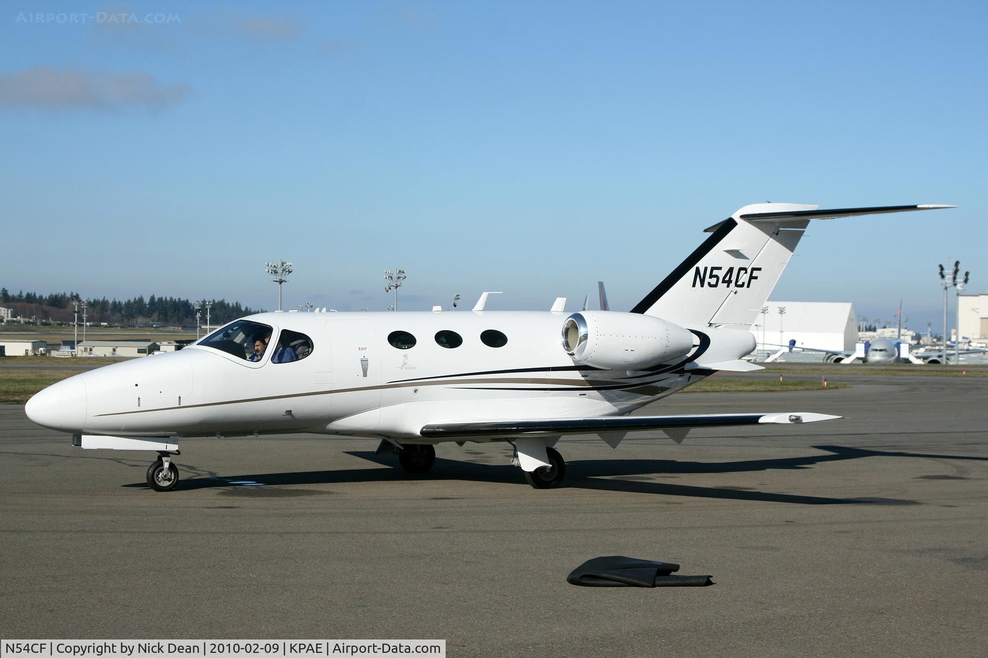 N54CF, 2009 Cessna 510 Citation Mustang Citation Mustang C/N 510-0253, KPAE