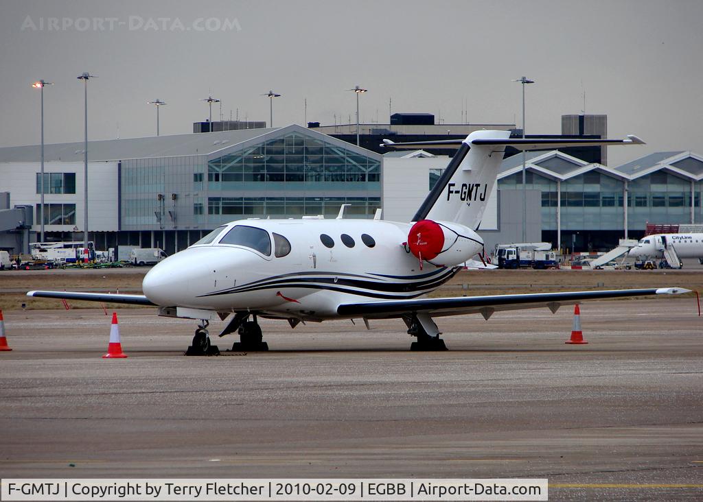 F-GMTJ, 2009 Cessna 510 Citation Mustang Citation Mustang C/N 510-0222, French Cessna 510 Mustang at BHX - Elmdon apron