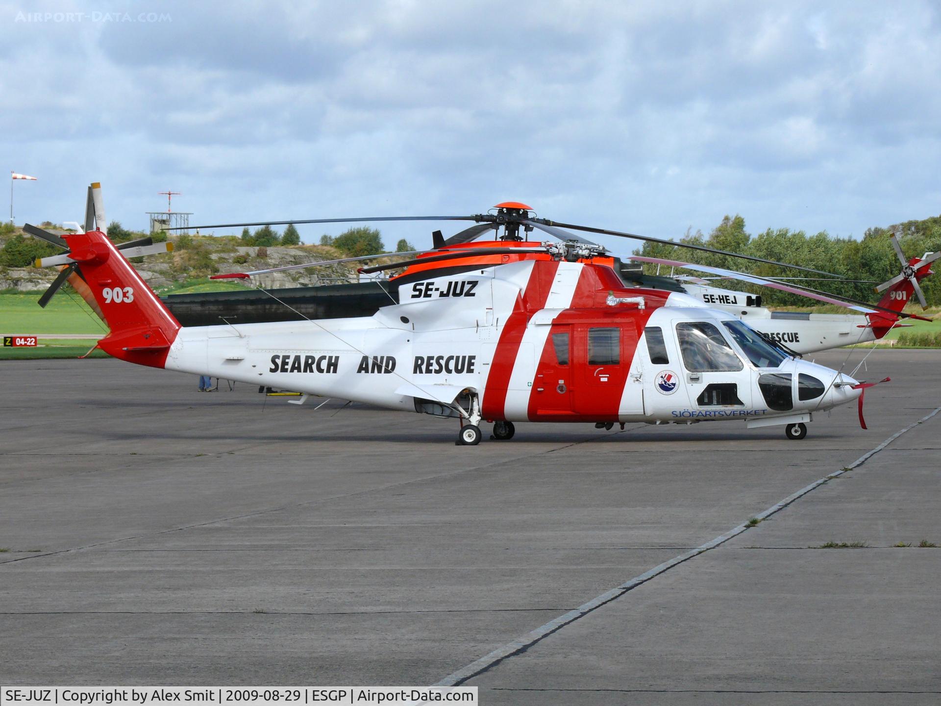 SE-JUZ, Sikorsky S-76A C/N 760282, Sikorsky S76A Spirit SE-JUZ/903 Sjöfartsverket Search and Rescue