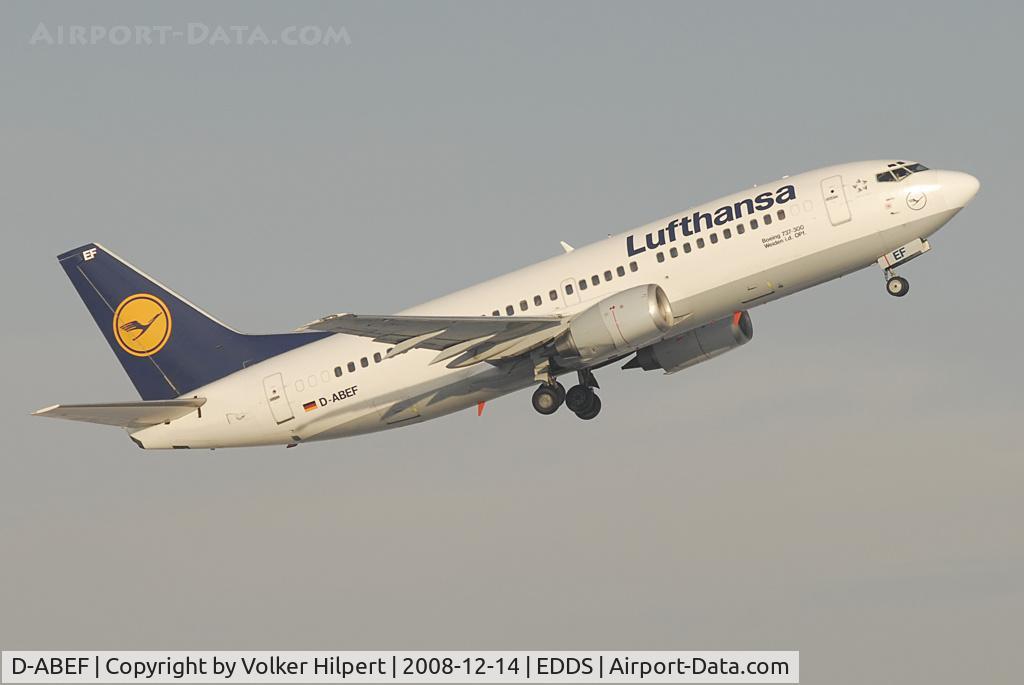 D-ABEF, 1991 Boeing 737-330 C/N 25217, Lufthansa