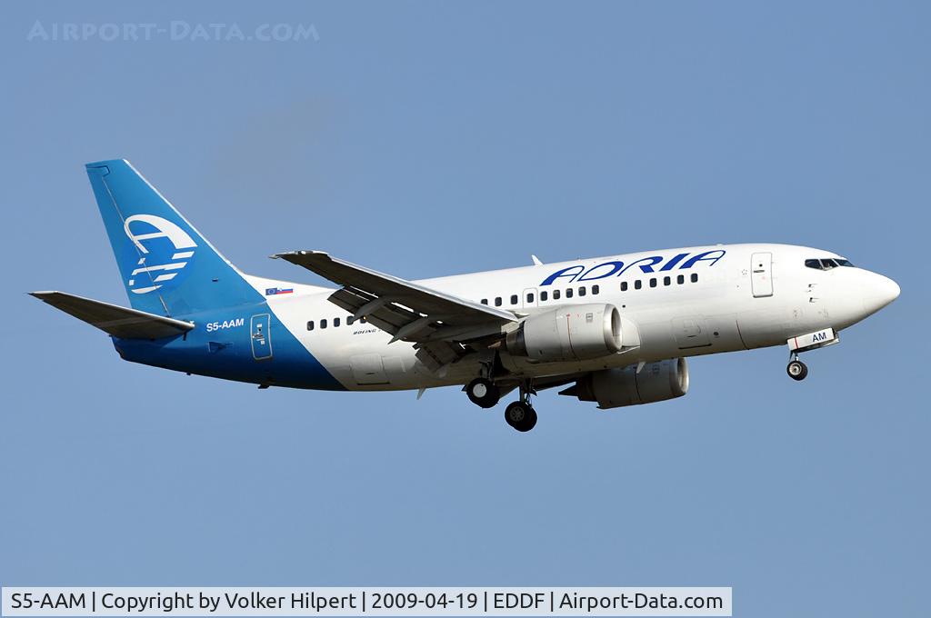 S5-AAM, 1993 Boeing 737-528 C/N 25236, Adria Airways