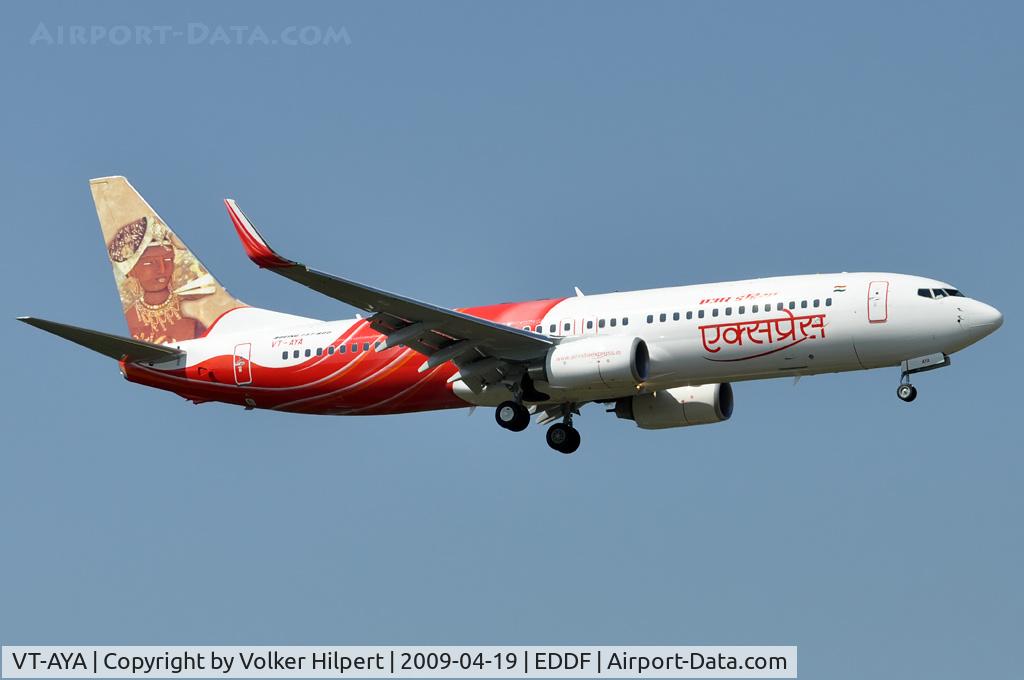 VT-AYA, 2009 Boeing 737-8HG C/N 36337, delivery flight
