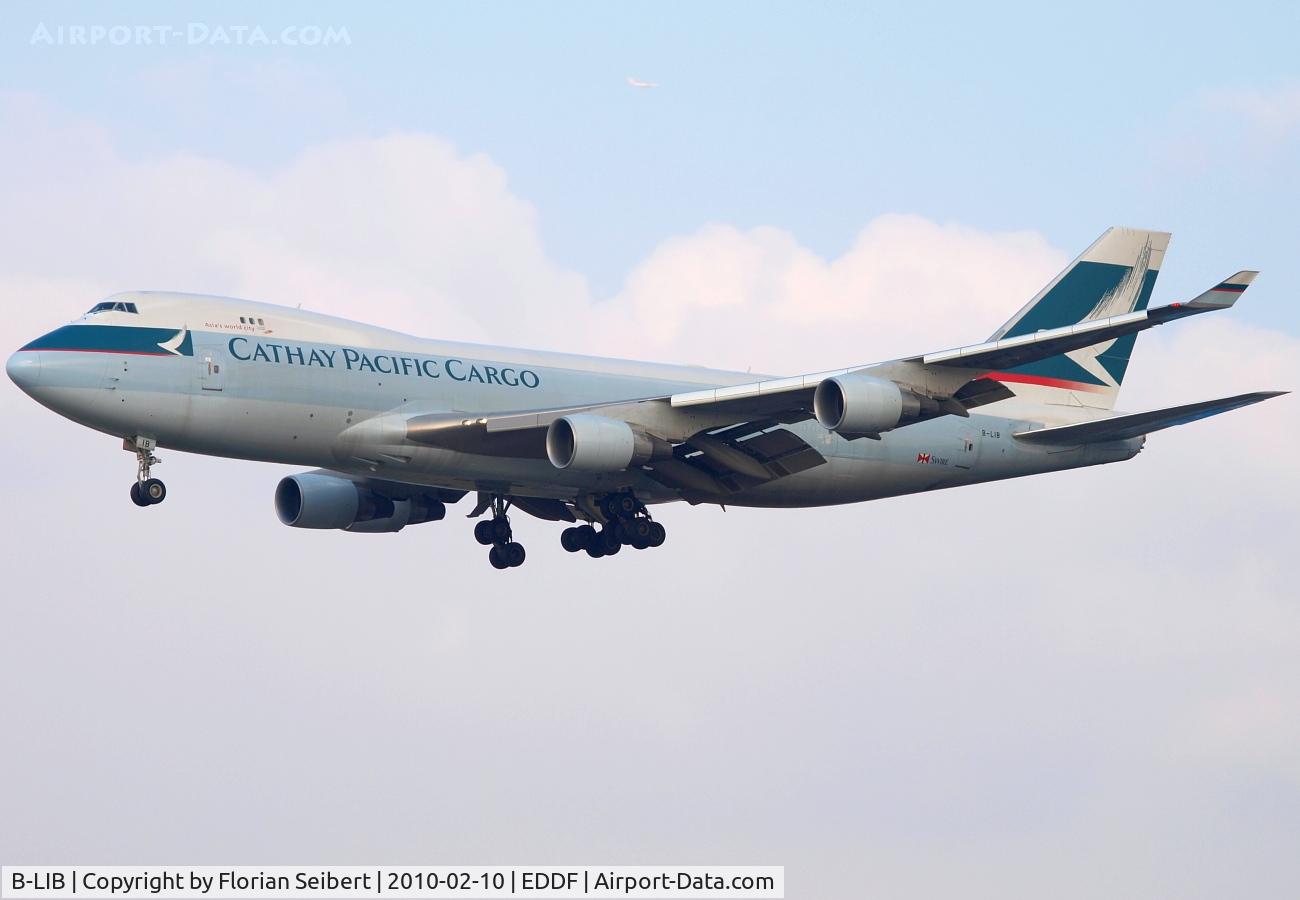 B-LIB, 2008 Boeing 747-467ERF C/N 36867, Cathay Pacific B744F