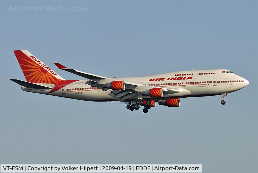 VT-ESM, 1993 Boeing 747-437 C/N 27078, Air India