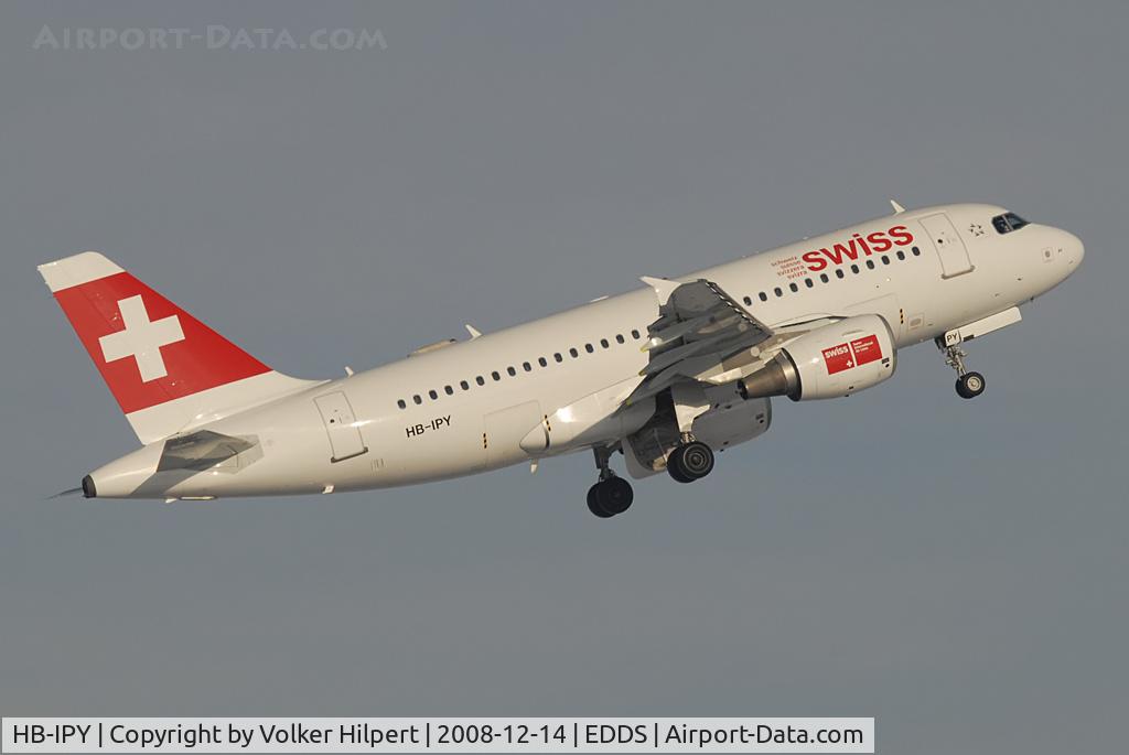 HB-IPY, 1996 Airbus A319-112 C/N 621, Swiss